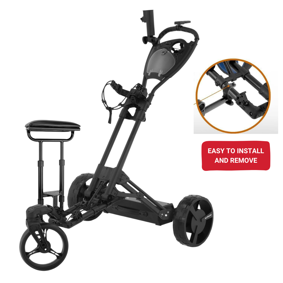 Seat for Club Booster Omni Cart Alphard Golf USA