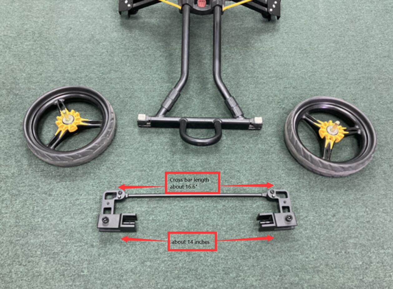 Swivel Rocker Conversion Kit Swivel Conversion Kit for BagBoy Quad XL – Alphard Golf USA