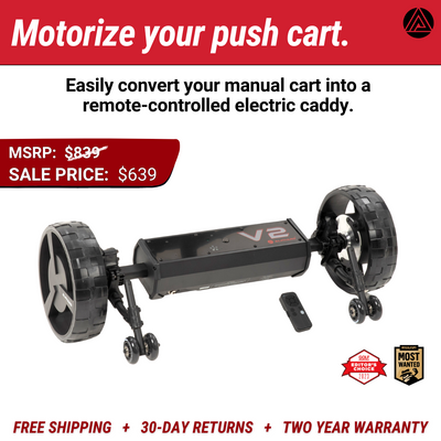 Motorize your push cart.