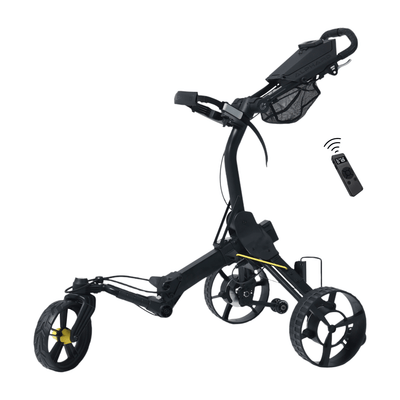 Cybercart Black Electric Golf Caddy with remote