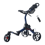 Cybercart Blue Electric Golf Caddy with remote