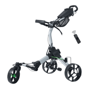 Cybercart Silver Electric Golf Caddy with remote