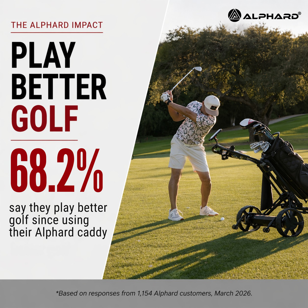 Club Booster V2Pro Electric Golf Push Cart - by Alphard Golf USA