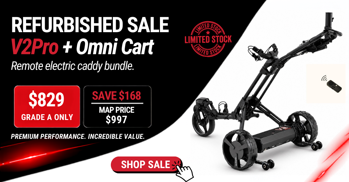 Motorized Golf Push Carts | Electric Caddies with Remote- Alphard