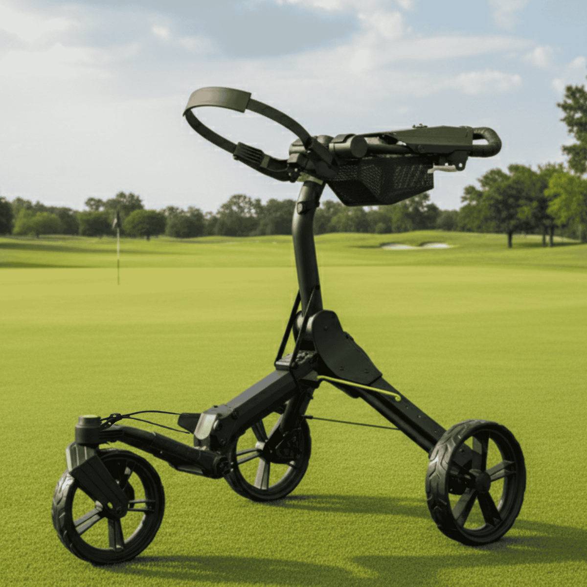 Cybercart Push+ the golf push cart you can upgrade to electric remote ...